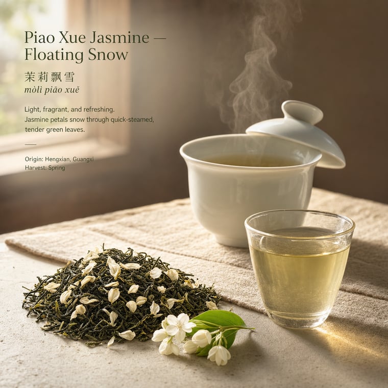 The design — Mòlì Piāo Xuě