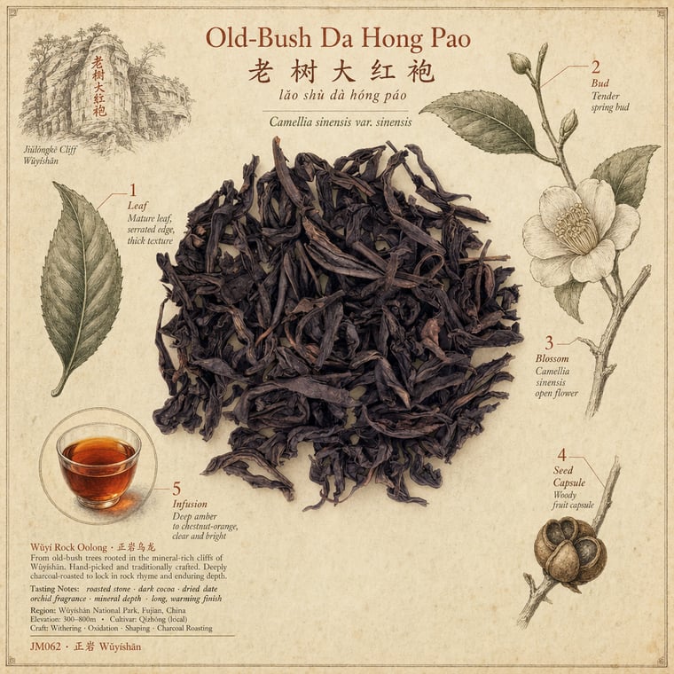The design — Dà Hóng Páo