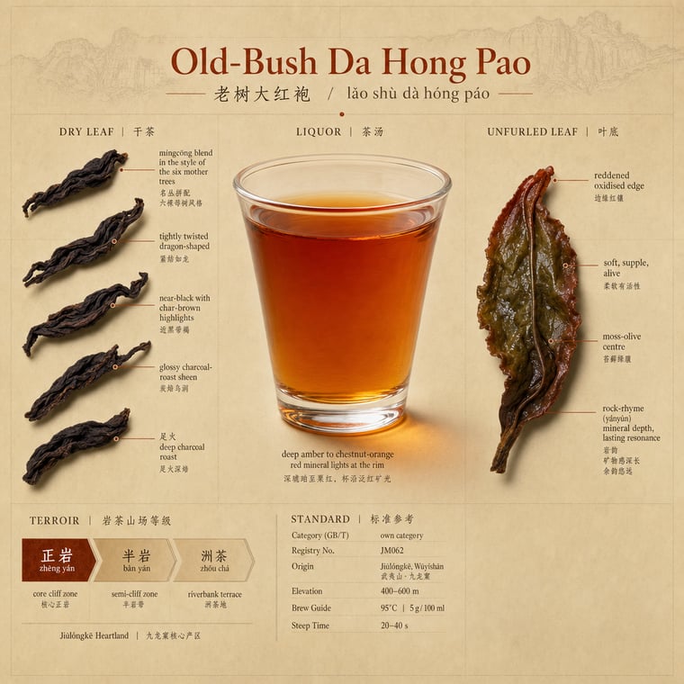 The design — Dà Hóng Páo