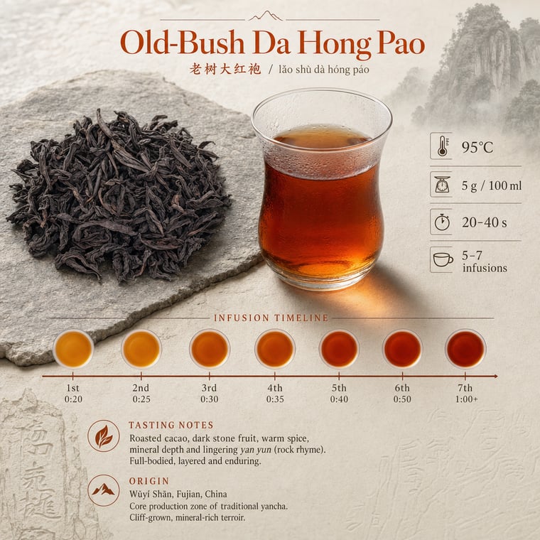 The design — Dà Hóng Páo