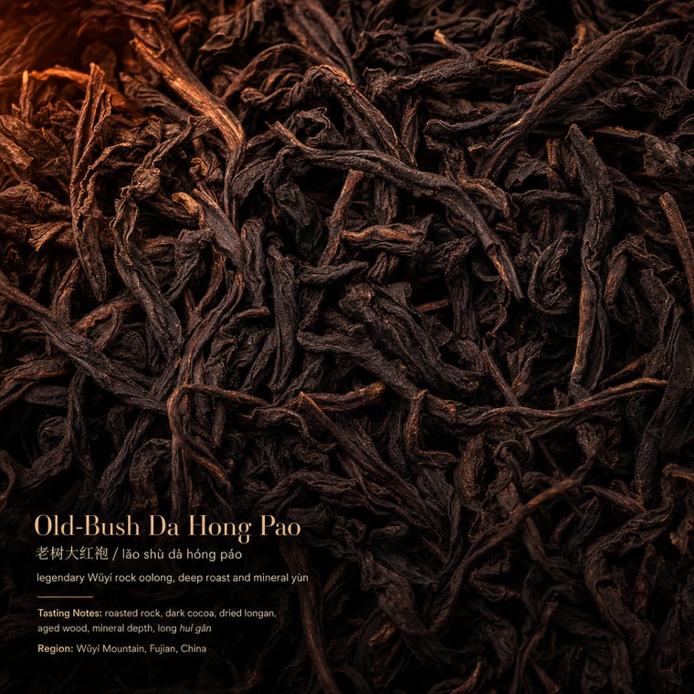 The design — Dà Hóng Páo