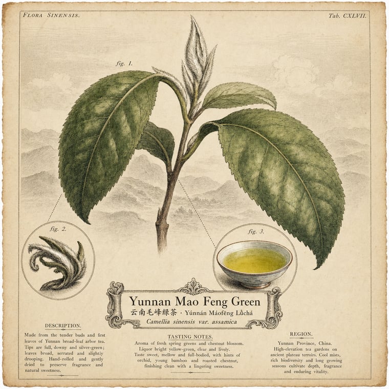 The design — Yunnan Mao Feng Green Tea