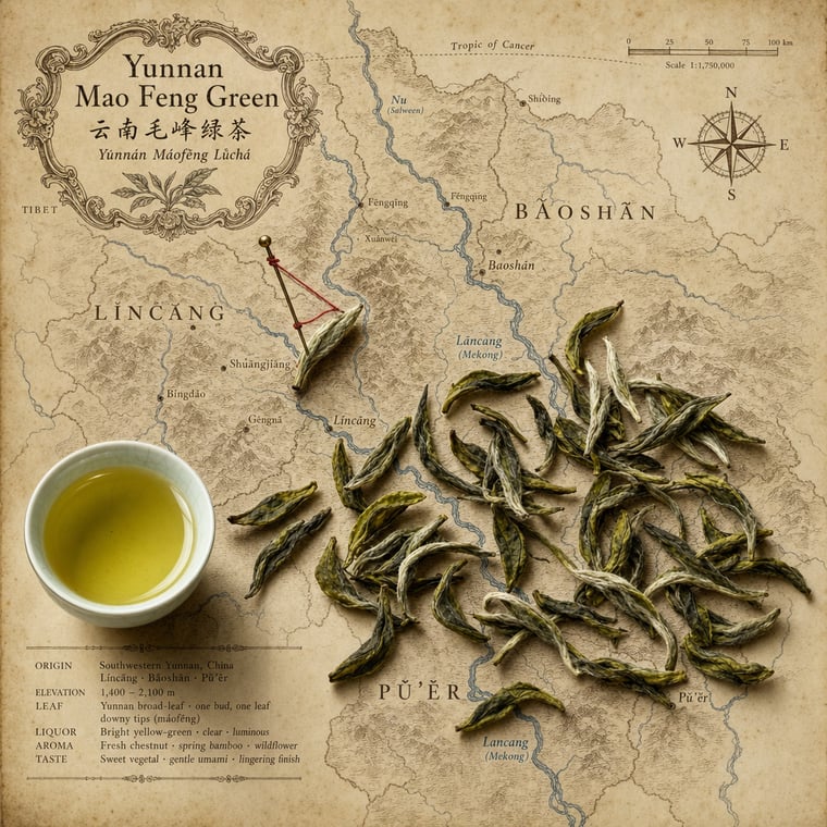 The design — Yunnan Mao Feng Green Tea