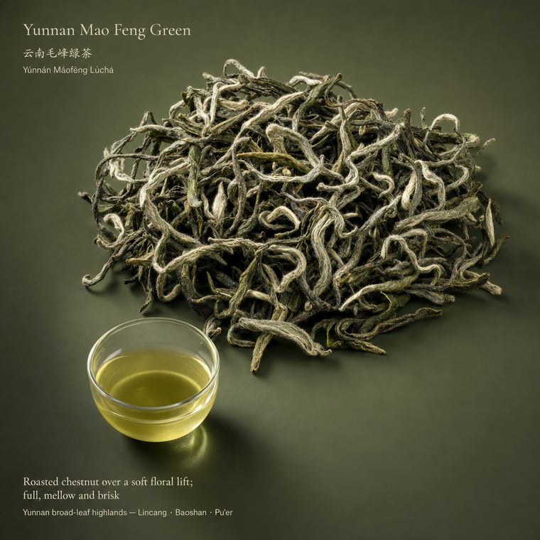 The design — Yunnan Mao Feng Green Tea