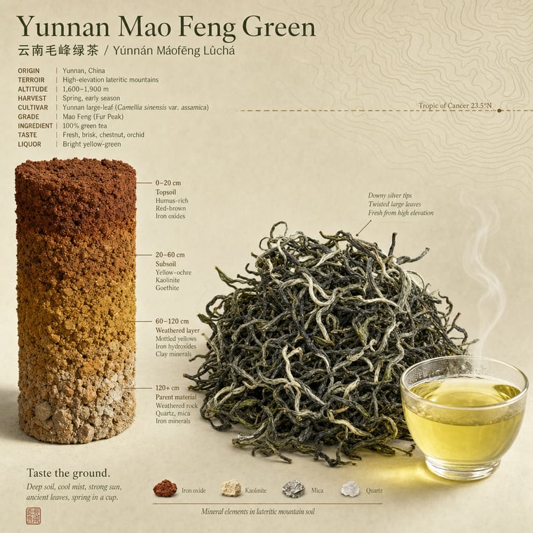 The design — Yunnan Mao Feng Green Tea