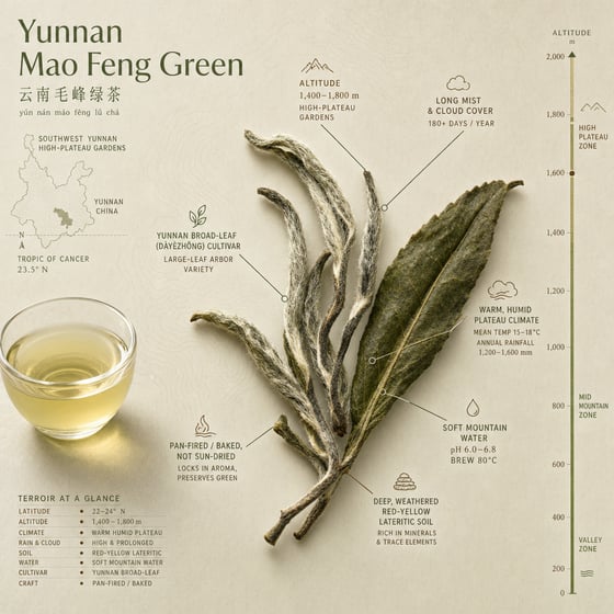 Yunnan Mao Feng Green Tea