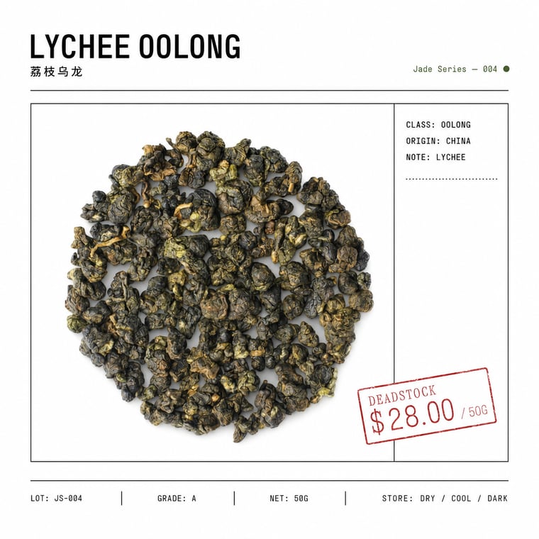 The design — Lychee Oolong