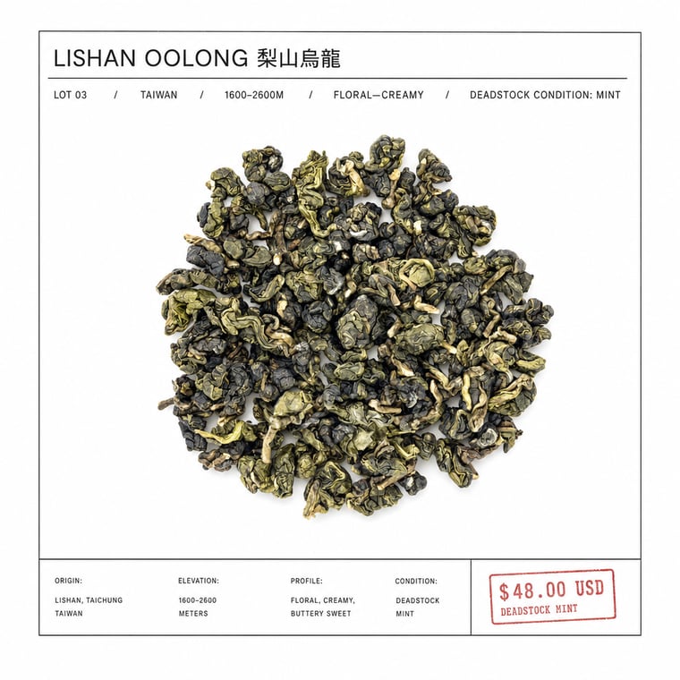 The design — Líshān Oolong