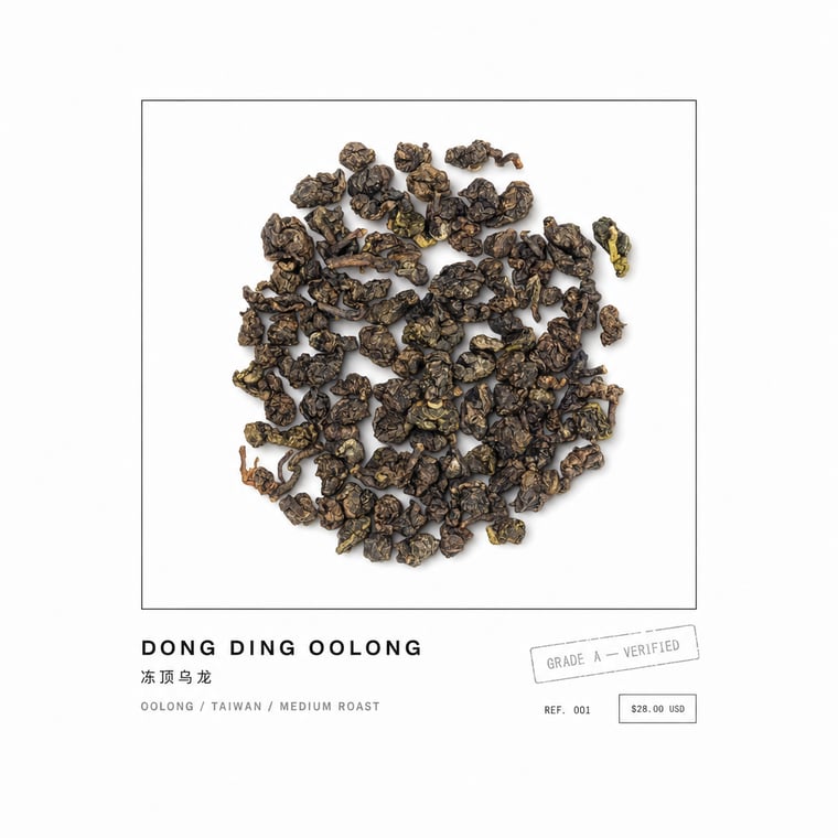 The design — Dòng Dǐng Oolong