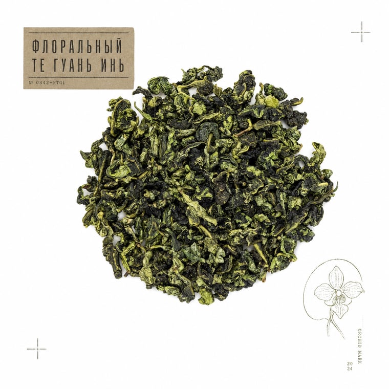 The design — Floral Tie Guan Yin