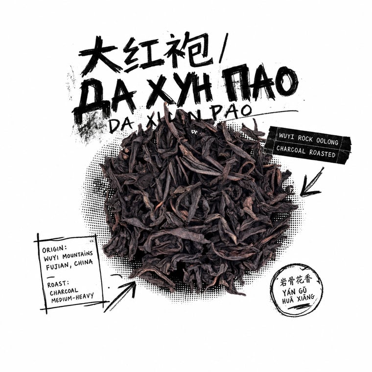 The design — Dà Hóng Páo