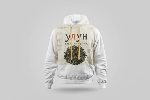 Hoodie — Floral Tie Guan Yin