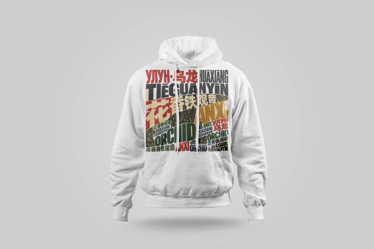 Hoodie — Floral Tie Guan Yin