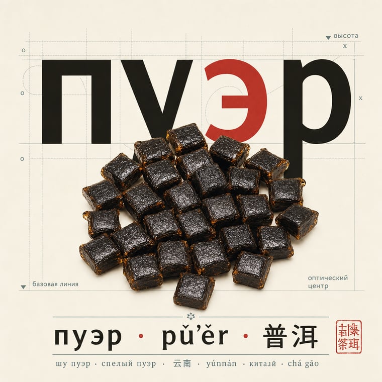 The design — Ripe Pu-erh Paste