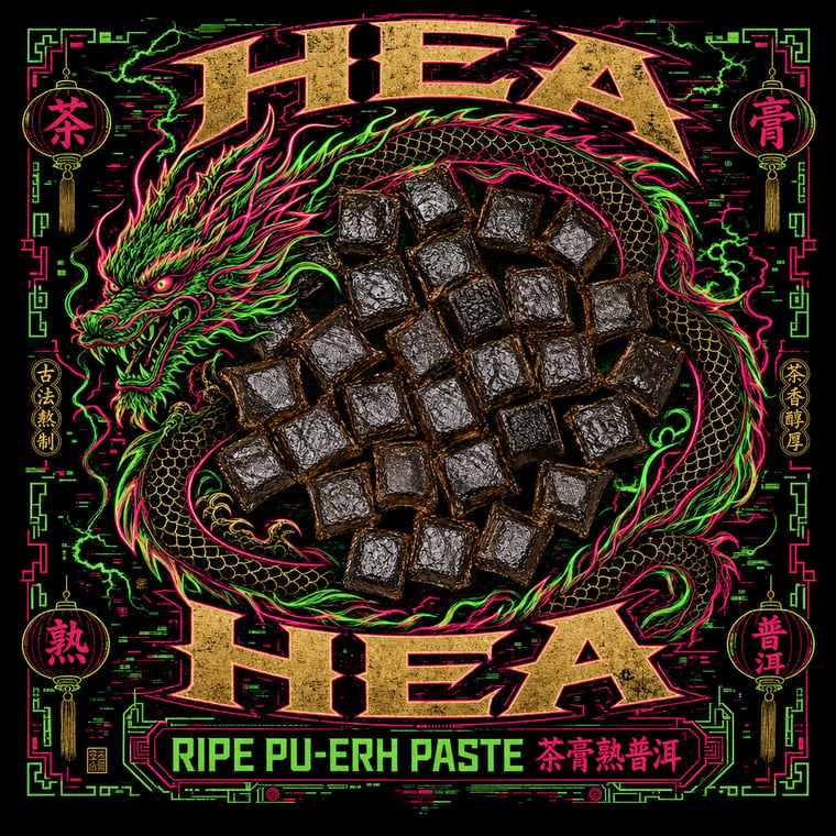 The design — Ripe Pu-erh Paste
