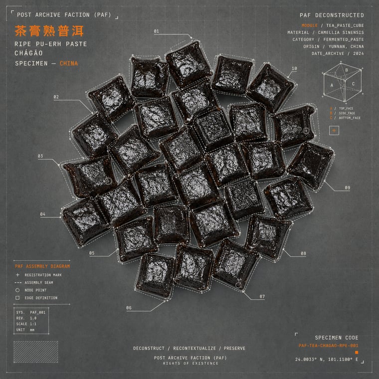 The design — Ripe Pu-erh Paste