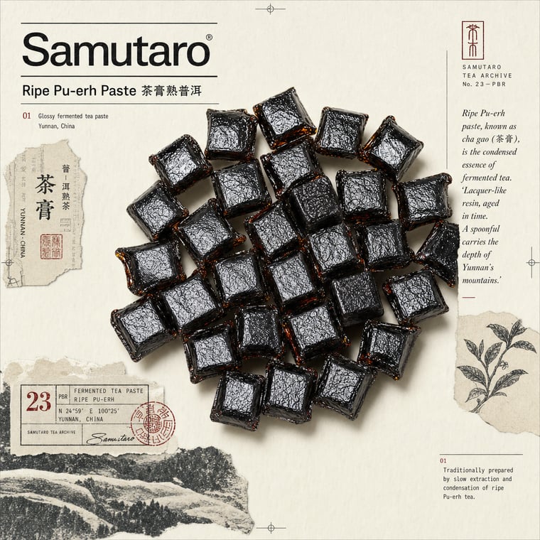 The design — Ripe Pu-erh Paste