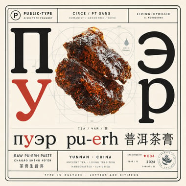 Raw Pu-erh Paste