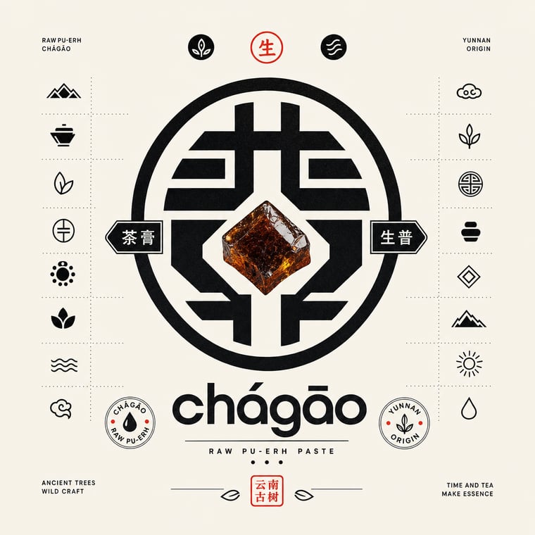 The design — Raw Pu-erh Paste