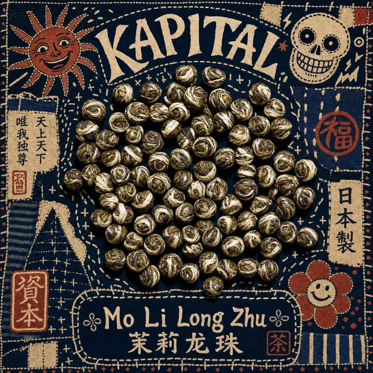 The design — Mòlì Lǒng Zhú