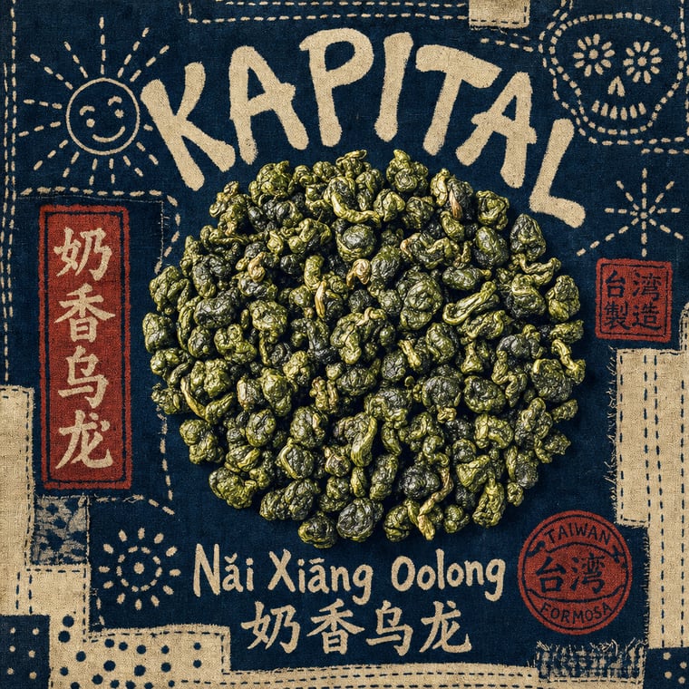 The design — Nǎi Xiāng Oolong