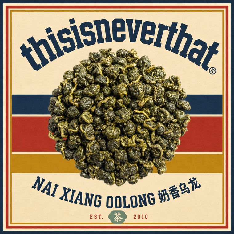 The design — Nǎi Xiāng Oolong