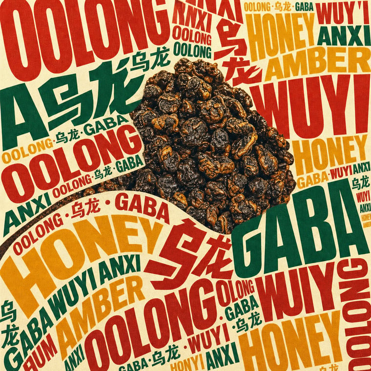 The design — Amber GABA Oolong