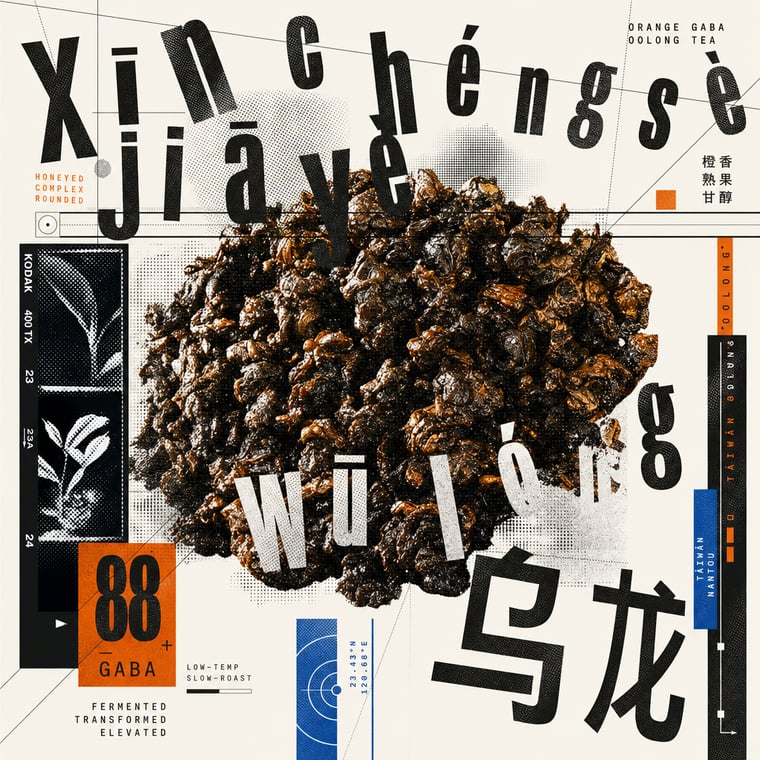 The design — Amber GABA Oolong