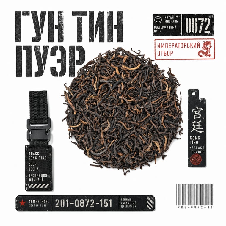 The design — Gong Ting Pu-erh