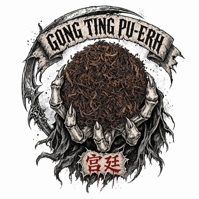 The design — Gong Ting Pu-erh
