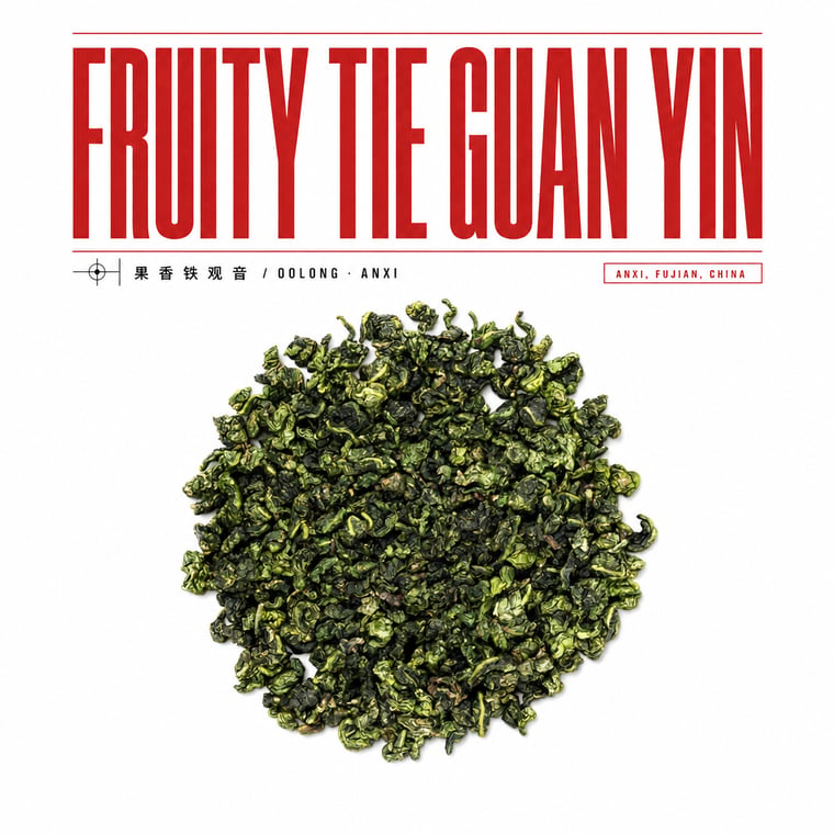 The design — Fruity Tie Guan Yin