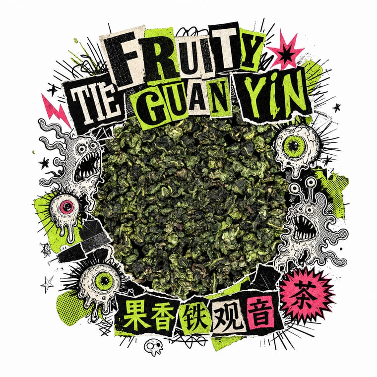 The design — Fruity Tie Guan Yin