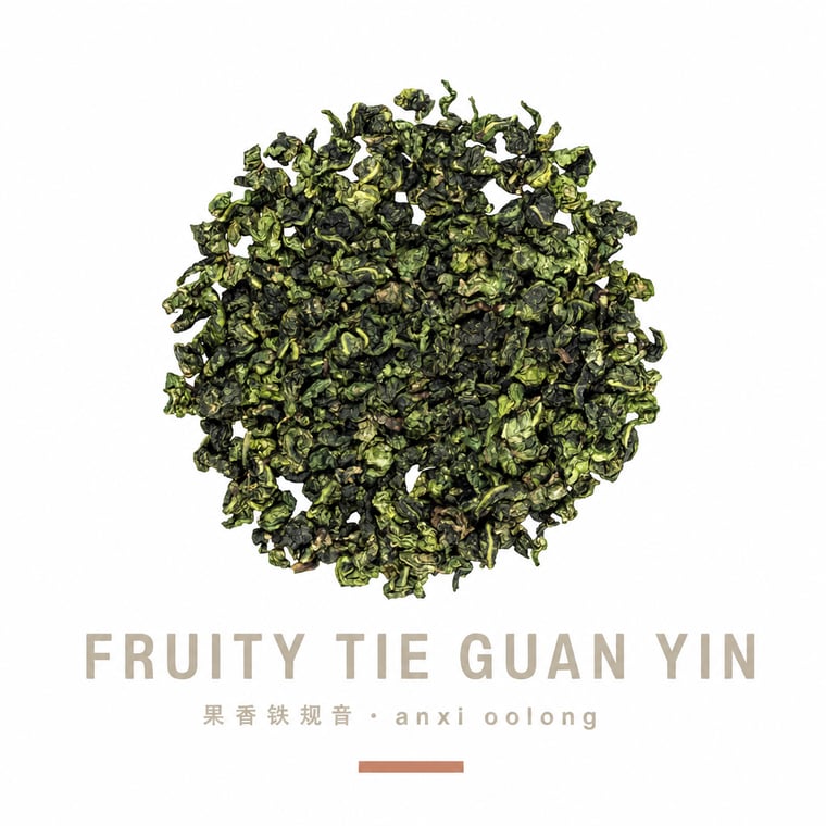 The design — Fruity Tie Guan Yin