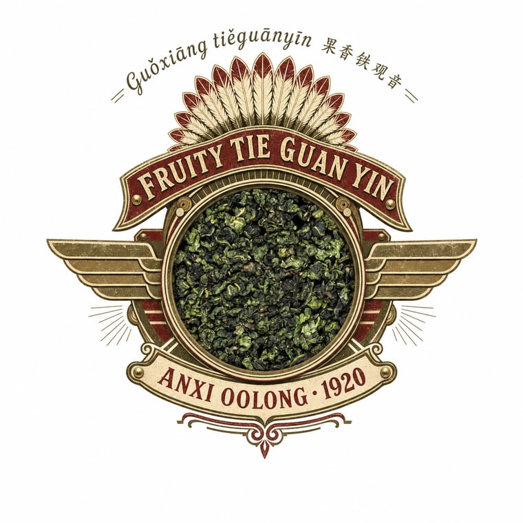 The design — Fruity Tie Guan Yin