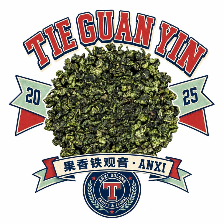 The design — Fruity Tie Guan Yin