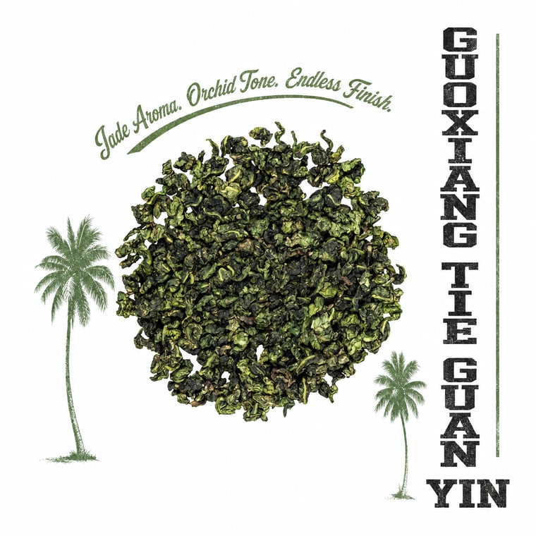 The design — Fruity Tie Guan Yin