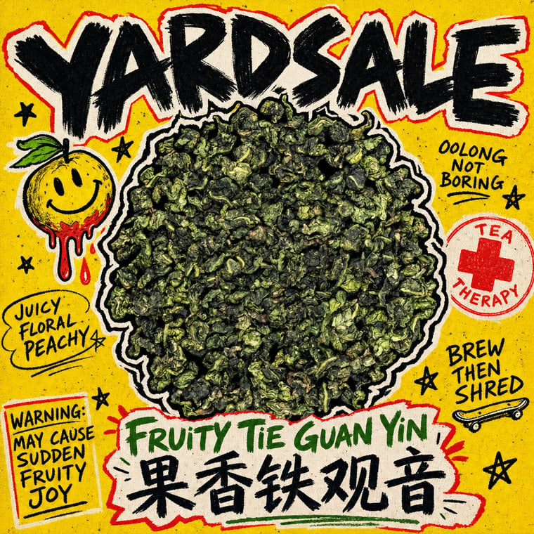 The design — Fruity Tie Guan Yin