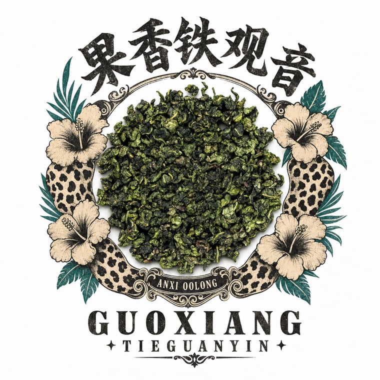 The design — Fruity Tie Guan Yin