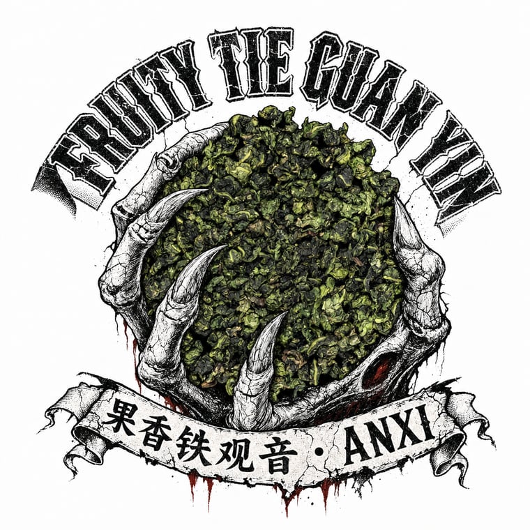 The design — Fruity Tie Guan Yin