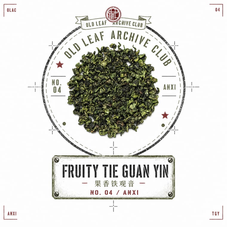 The design — Fruity Tie Guan Yin