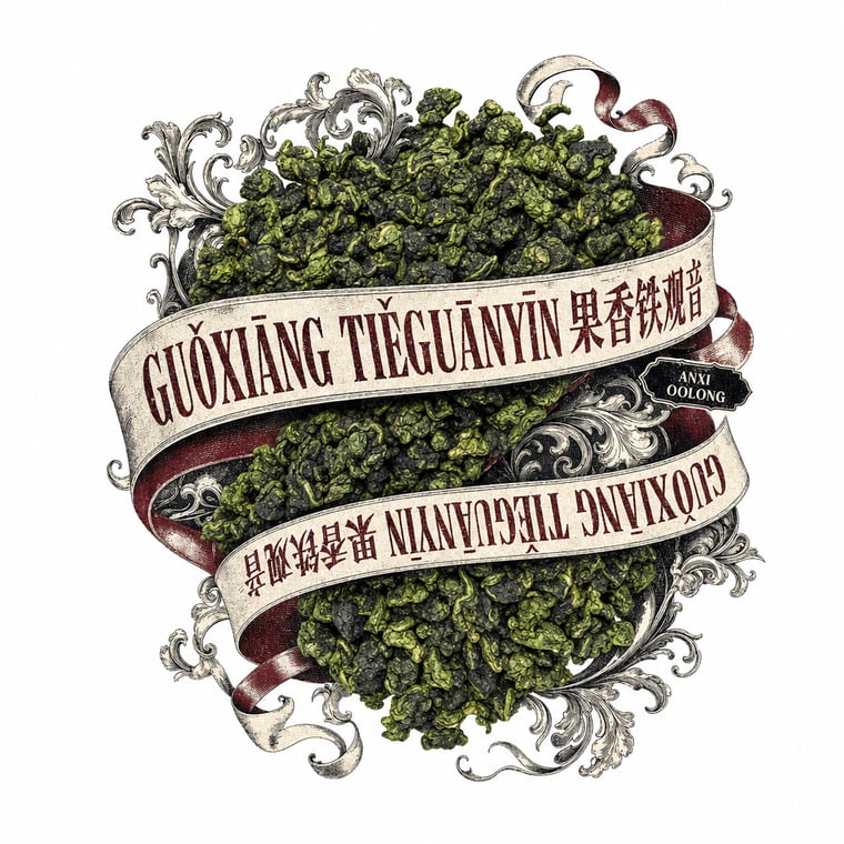 The design — Fruity Tie Guan Yin