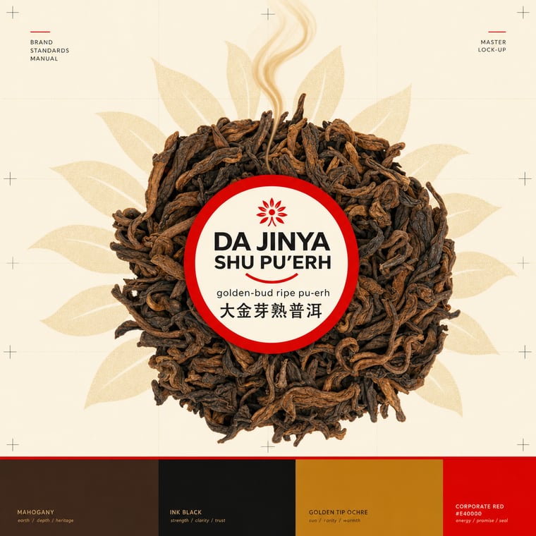 The design — Da Jin Ya Shu Pu-erh