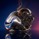 Liquid chrome tea render — 3 of 34 teas